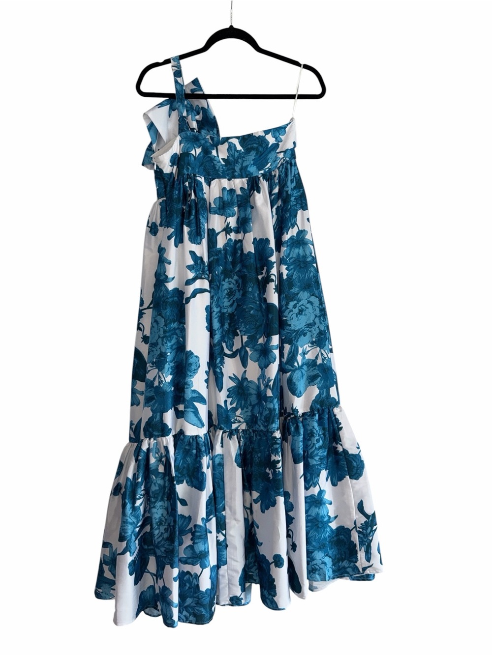 Anthropologie ATSU Blue Floral White Sundress with Bow Detail size XS NWT - Picture 7 of 12